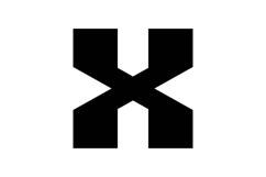 HX XH logo design Product Image 1