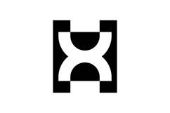HX XH logo design Product Image 1