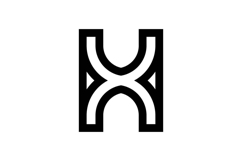 HX XH logo design Product Image 1