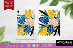 Hyacinth Modern Floral Phone Case PNG Sping Flower Case PNG Product Image 1