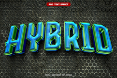 Hybrid 3D editable text effect Product Image 1