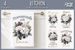 Hydrangeas Kitchen Towel