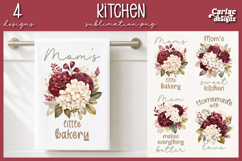 Hydrangeas Kitchen Towel