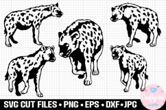 Hyena SVG Clipart PNG Cut File Cricut EPS DXF JPG Product Image 1
