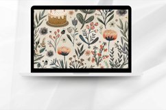 Hygge Birthday Digital Paper Bundle Product Image 4