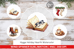 Hygge Holiday Hearth Wind Spinner Product Image 1