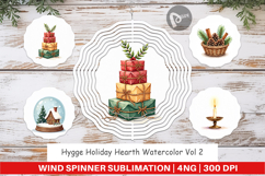 Hygge Holiday Hearth Wind Spinner Product Image 1