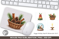 Hygge Holiday Hearth Mouse Pad Product Image 1