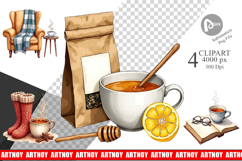 Hygge Home Comforts Clipart Product Image 1