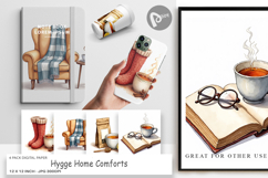 Hygge Home Comforts Digital Paper Product Image 1