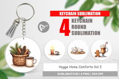 Hygge Home Comforts Keychain Product Image 1