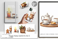 Hygge Home Comforts Digital Paper Product Image 1