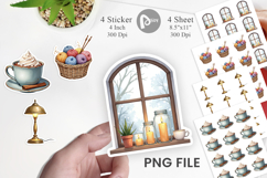 Hygge Reading Nook Sticker Product Image 1