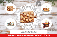 Hygge Winter Kitchen Wind Spinner Product Image 1