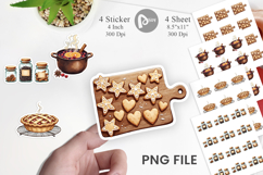 Hygge Winter Kitchen Sticker Product Image 1