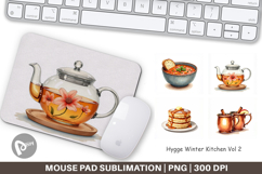 Hygge Winter Kitchen Mouse Pad Product Image 1