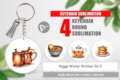 Hygge Winter Kitchen Keychain Product Image 1