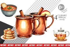 Hygge Winter Kitchen Clipart Product Image 1
