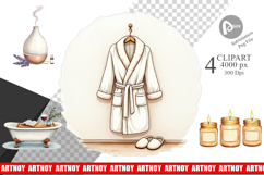 Hygge Winter Selfcare Clipart Product Image 1