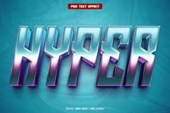 Hyper 3D editable text effect Product Image 1