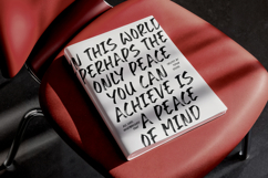 Hyper Track - All Caps Handbrushed Font Product Image 4