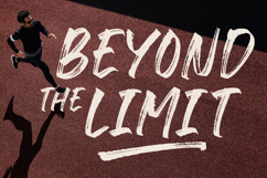 Hyper Track - All Caps Handbrushed Font Product Image 5