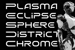 Hyper Vortex - Futuristic display Sans Serif Font Product Image 3
