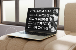 Hyper Vortex - Futuristic display Sans Serif Font Product Image 8