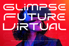 Hyper Vortex - Futuristic display Sans Serif Font Product Image 9