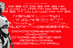 Hyper Vortex - Futuristic display Sans Serif Font Product Image 19
