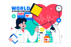 10 World Hypertension Day Illustration Product Image 4