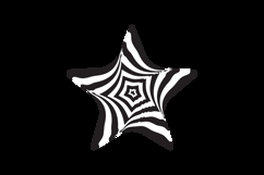 Hypnosis black and white shape art design Product Image 2