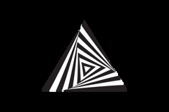 Hypnosis black and white shape art vector Product Image 2