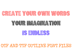 Hypnotic Swirl Bold Font Typography Lettering ABC OTF Product Image 3