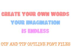 Hypnotic Wavy Font Lettering Ripple ABC OTF Product Image 3