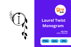 Laurel Twist Monogram Product Image 1