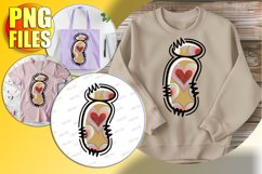 I Doodle Letter Valentine Playful Whimsical Icon! Product Image 1