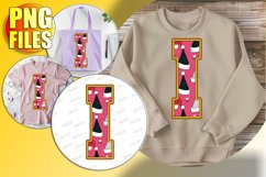 I Doodle Letter Style Glyph Cheerful Holiday Theme! Product Image 1