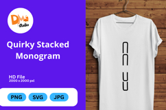 Quirky Stacked Monogram Product Image 1