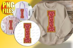 I Doodle Letter Valentine Bright Sweet Design! Product Image 1