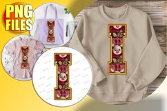 I Doodle Letter Style Glyph Cheerful Holiday Theme! Product Image 1