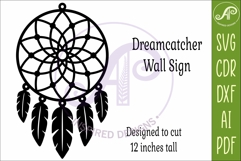 Dreamcatcher Laser Cut File, Boho Wall Art Product Image 4