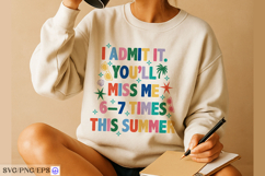 Last Day of School Teacher Summer SVG Design Product Image 4
