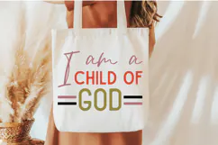 I Am a Child of God SVG, Christian SVG Product Image 3