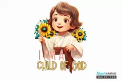 I Am A Child Of God Sublimation PNG Product Image 1
