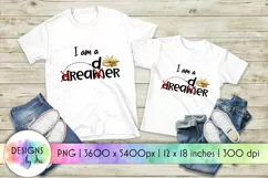 Book Reader Sublimation | Book Quotes PNG | I am a Dreamer Product Image 1