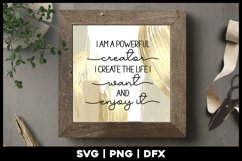 Affirmation Quote - I am a powerful creator Product Image 1