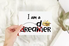 Book Reader Sublimation | Book Quotes PNG | I am a Dreamer Product Image 3