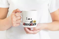 Book Reader Sublimation | Book Quotes PNG | I am a Dreamer Product Image 2