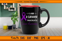 I Am A Survivor Pancreatic Cancer SVG Design File Product Image 3